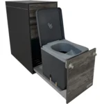 Oslo Kuechenmodul graphit bulli mit Trelino anthrazit