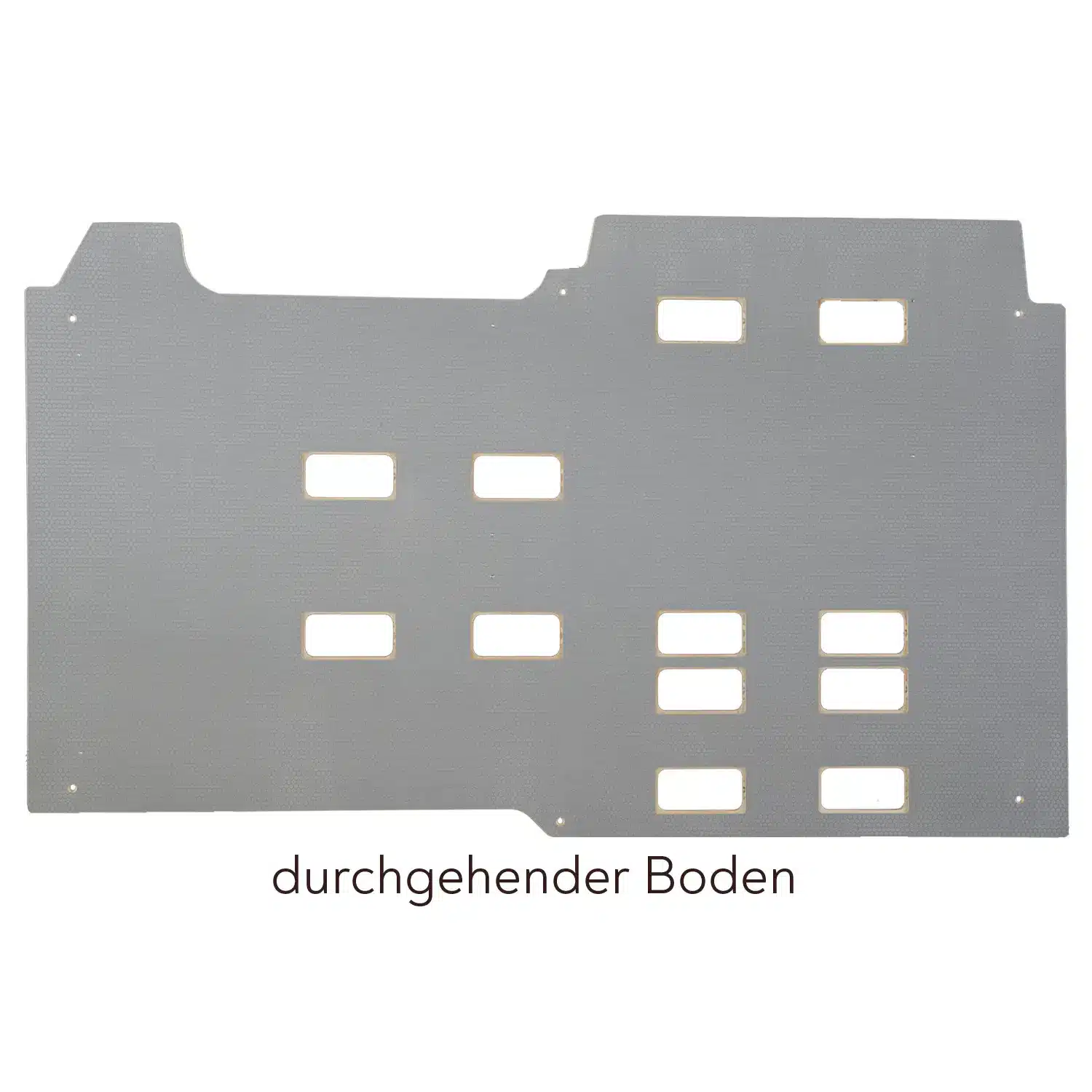 Fahrzeugboden fuer VW Transporter und Caravelle T5 T6 durchgehende Bodenplatte