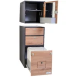 Aufsatzschrank graphit Wildeiche fuer VanEssa Innenraummodul mit Innenraummodul