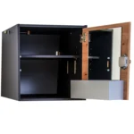 Aufsatzschrank graphit Wildeiche fuer VanEssa Innenraummodul offen