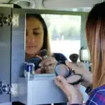 Top cabinet for VanEssa interior make-up module