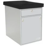 Bettverlaengerung Innenraummodul Korpus-silber Silber seitlich