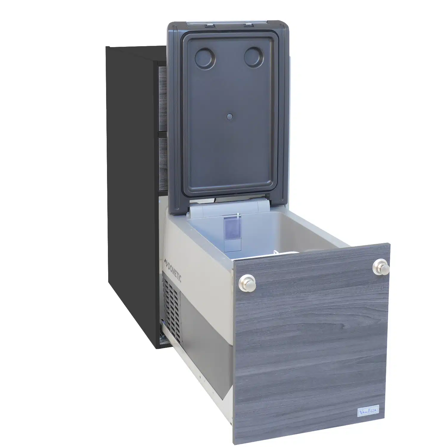 Modulturm carcass graphite Swiss Kuehlbox open