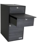 Fashion tower Graphite Swiss middle drawer with pull-out table
