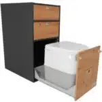 Modulturm carcass graphite with WC Dometic 976 closed