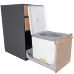 Modulturm WC carcass graphite wild oak with Trelino open