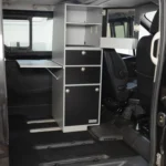 Modulturm Korpus-silber Schwarz-matt im Vivaro Trafic Primastar NV300 mit Aufsatzschrank