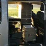 Modulturm WC Korpus-silber Swiss mit Toilette Dometic 976 im PSA Stellantis Van