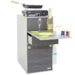 Modulturm corpus-silver swiss as kitchen