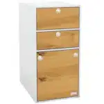 Modulturm carcase-silver wild oak closed