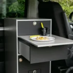 Fashion tower body-silver black-matt breakfast