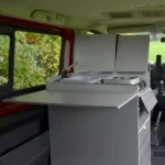 Kuechenmodul Oslo Korpus-silber Swiss im Vivaro Trafic Kocher und Spuele