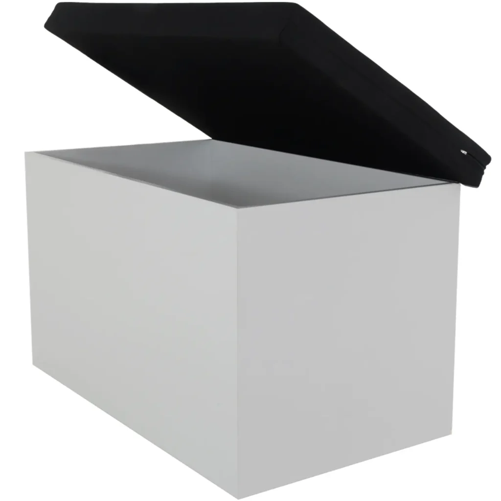 VanEssa Staubox 70cm halb offen seitlich