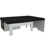 Drawer single bed with double bed extension with mattresses for Caddy Maxi 5 and Ford Grand Tourneo Connect 3