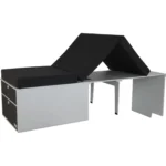 Drawer single bed with folding mattress for Caddy Maxi 5 and Ford Grand Tourneo Connect 3