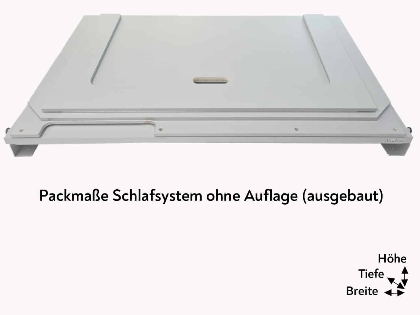 Packmasse Kangoo III und Citan II VanEssa Schlafsystem