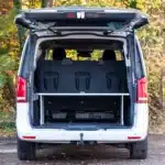 VanEssa Heckboard Mercedes zur Schlafbank Kofferraumunterteilung