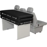 VanEssa rear board VW T5 T6 Multivan packed with masses