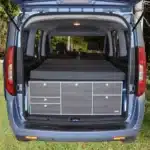Sleeping system Doblo Combo Maxi rear view