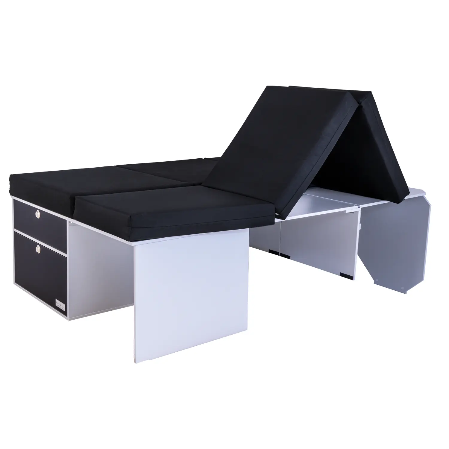 Schlafsystem Einzelbett mit Schubladenmodul Kangoo Faltmatratze