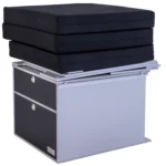 Schlafsystem Einzelbett mit Schubladenmodul Kangoo Packzustand