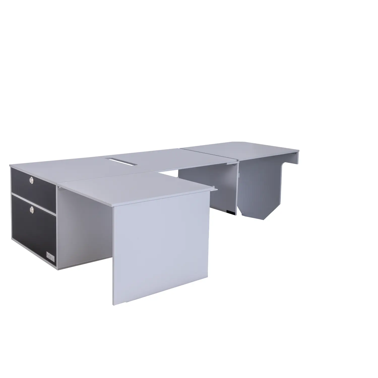 Schlafsystem Einzelbett mit Schubladenmodul Kangoo halb aufgebaut