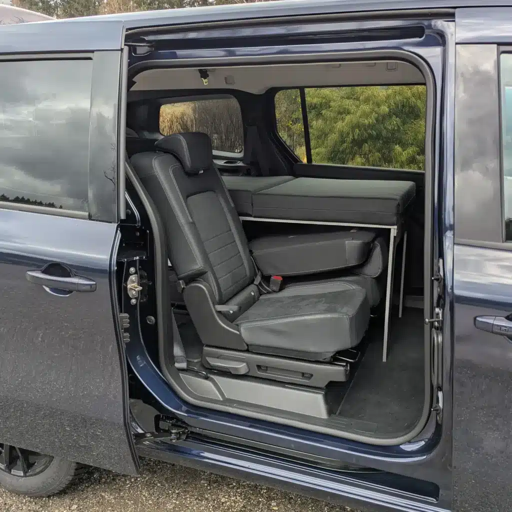 Schlafsystem geteilt Kangoo Citan Townstar seitlich eine Seite aufgebaut