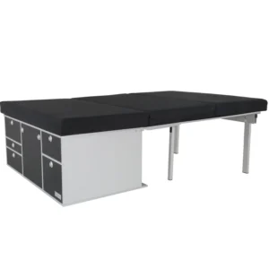 Schlafsystem zur Küche Dacia Dokker aufgebaut