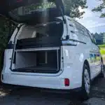 VanEssa Schlafsystem Surfer geteilt VW ID Buzz unten