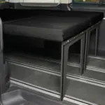 Schlafsystem Surfer geteilt VW T5 T6 Multivan Beach seitlich aufgebaut