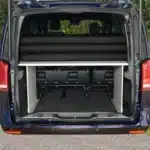 Schlafsystem Van Mercedes Heckansicht Packzustand