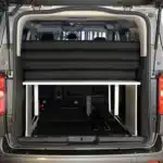 Sleeping system Van Stellantis PSA packing state rear view
