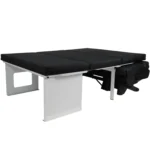 Schlafsystem Van VW Transporter Caravelle T5 T6 Packzustand mit vorderer Dreierbank aufgebaut