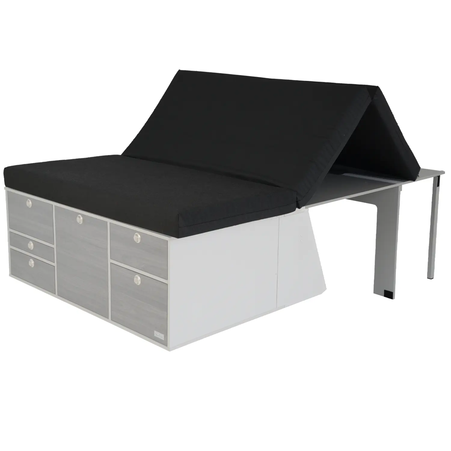 Schlafsystem zur Heckkueche Berlingo III Rifter Proace City Verso Combo E Faltmatratze