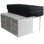 Schlafsystem Surfer geteilt zur Kueche Packzustand mit Matratze