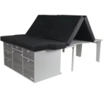 Schlafsystem Surfer geteilt zur Kueche Faltmatratzen