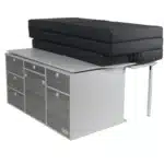 Schlafsystem Surfer geteilt zur Kueche Packzustand