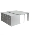 Schlafsystem Surfer zur Heckkueche Stellantis PSA Schlafboard schiebend