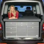 Schlafsystem Van zur Kueche VW T5 T6 Multivan Beach