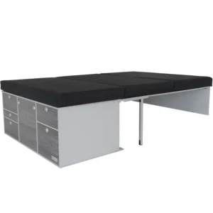 Sleeping system fitted to the Berlingo 3 Rifter XL rear kitchen