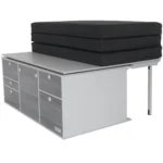 Schlafsystem zur Heckkueche Berlingo 3 Rifter XL Packzustand mit Matratze