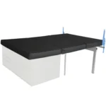 Sleeping system built into the Doblo Combo rear kitchen