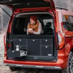 Schlafsystem zur Heckkueche Kangoo III Citan Townstar Graphit Kaffeetrinken