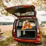 Caddy Maxi 3 4 5 Camping modules Sleeping system rear view