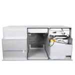 Heckküche Korpus Silber Front Bulli Sonderverkauf B-Ware hinten
