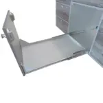 Heckküche Korpus Silber Front Bulli Sonderverkauf B-Ware Kühlboxauszug