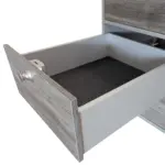 Heckküche Korpus Silber Front Bulli Sonderverkauf B-Ware mittlere Stauschublade