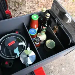 Graphite Partition Inserts for VanEssa Rear Kitchen Graphite