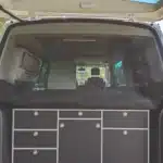 Rear mosquito net with magnets for VW Bus