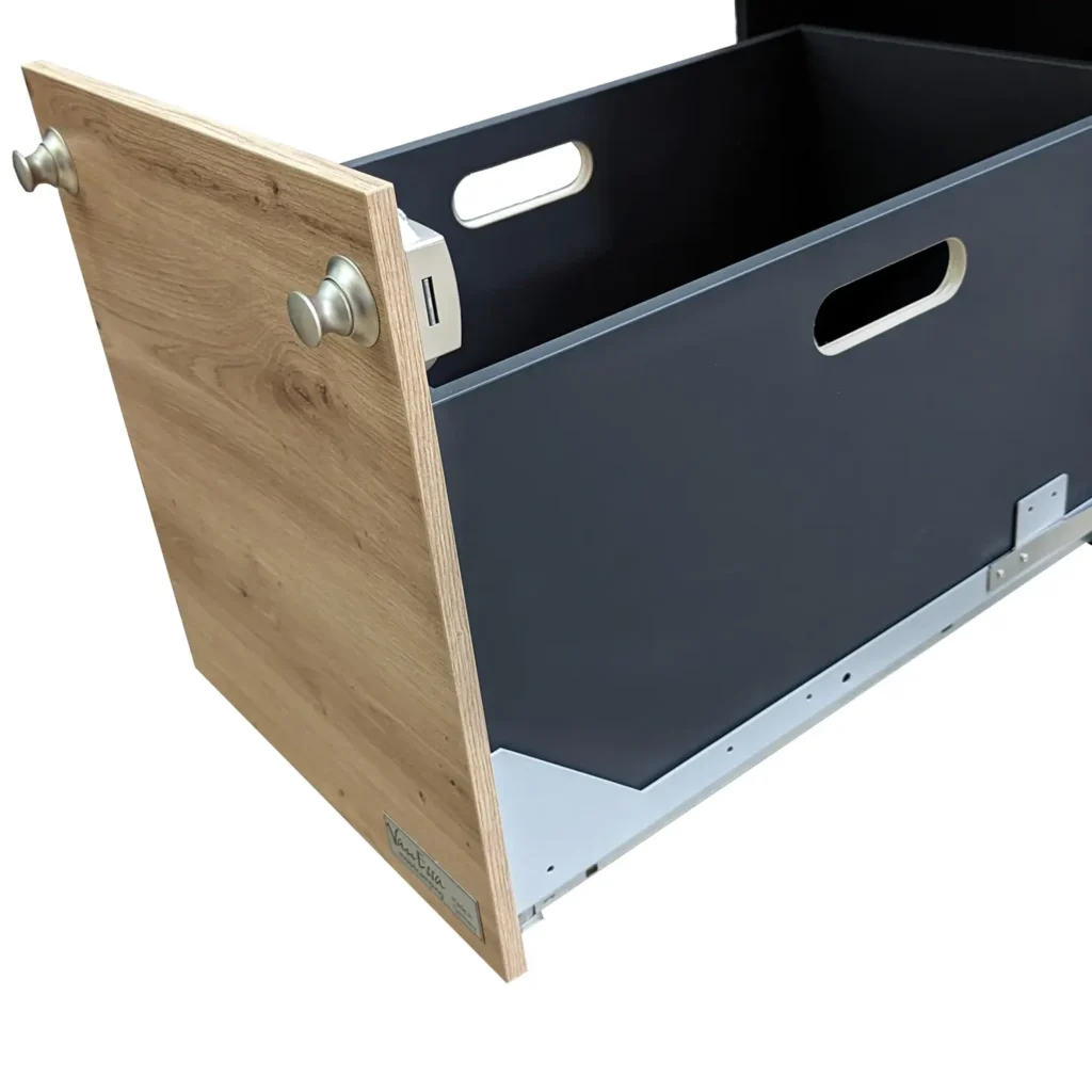 Stauraumeinsatz Graphit VanEssa fuer Heckkuechen und Innenraummodule